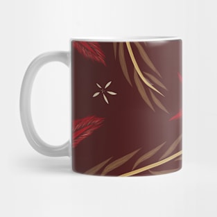 Red feathers Mug